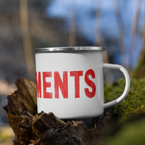 Adjustments Enamel Mug